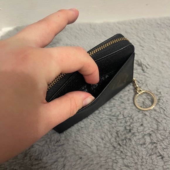 KATE ♠️ SPADE BLACK LEATHER SM WALLET - Picture 6 of 8